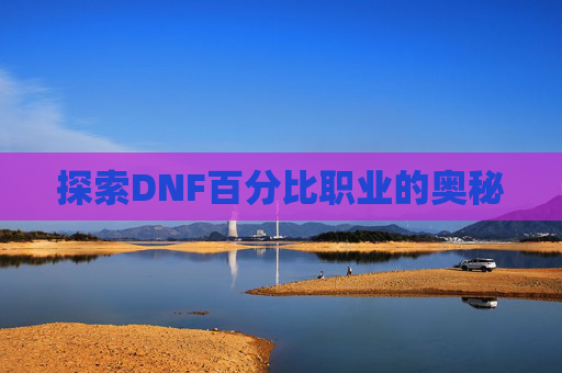 探索DNF百分比职业的奥秘