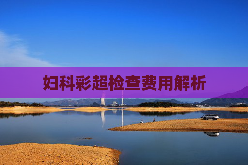 妇科彩超检查费用解析