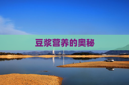 豆浆营养的奥秘