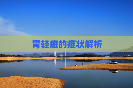 胃轻瘫的症状解析