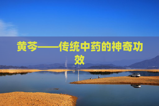 黄芩——传统中药的神奇功效