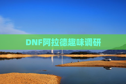 DNF阿拉德趣味调研