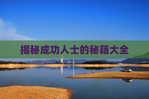 揭秘成功人士的秘籍大全