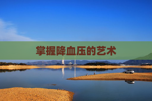 掌握降血压的艺术